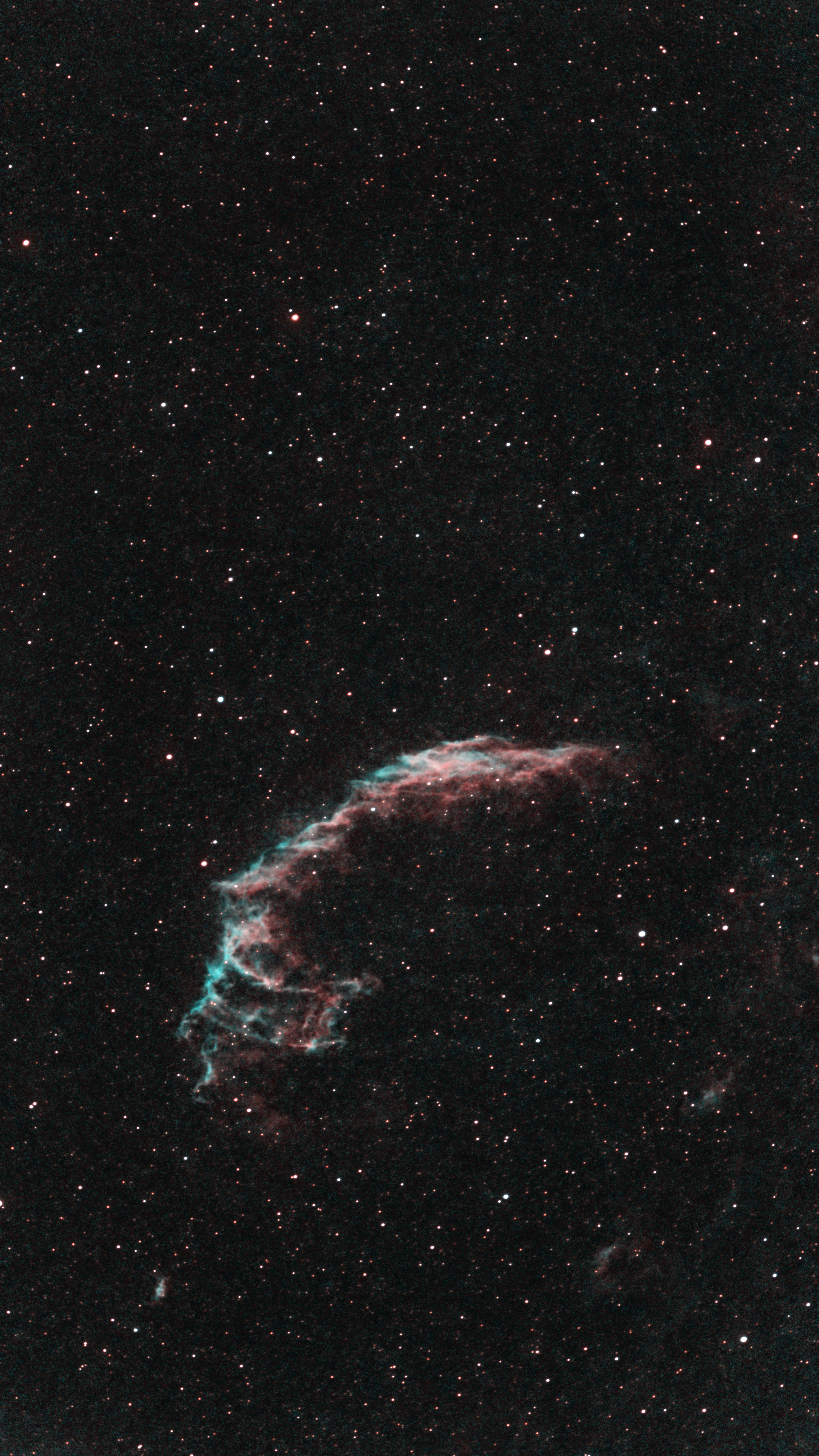 Eastern Veil Nebula: Full field